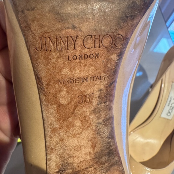 JIMMY CHOO Patent Leather Pointed Pumps - Picture 5 of 5